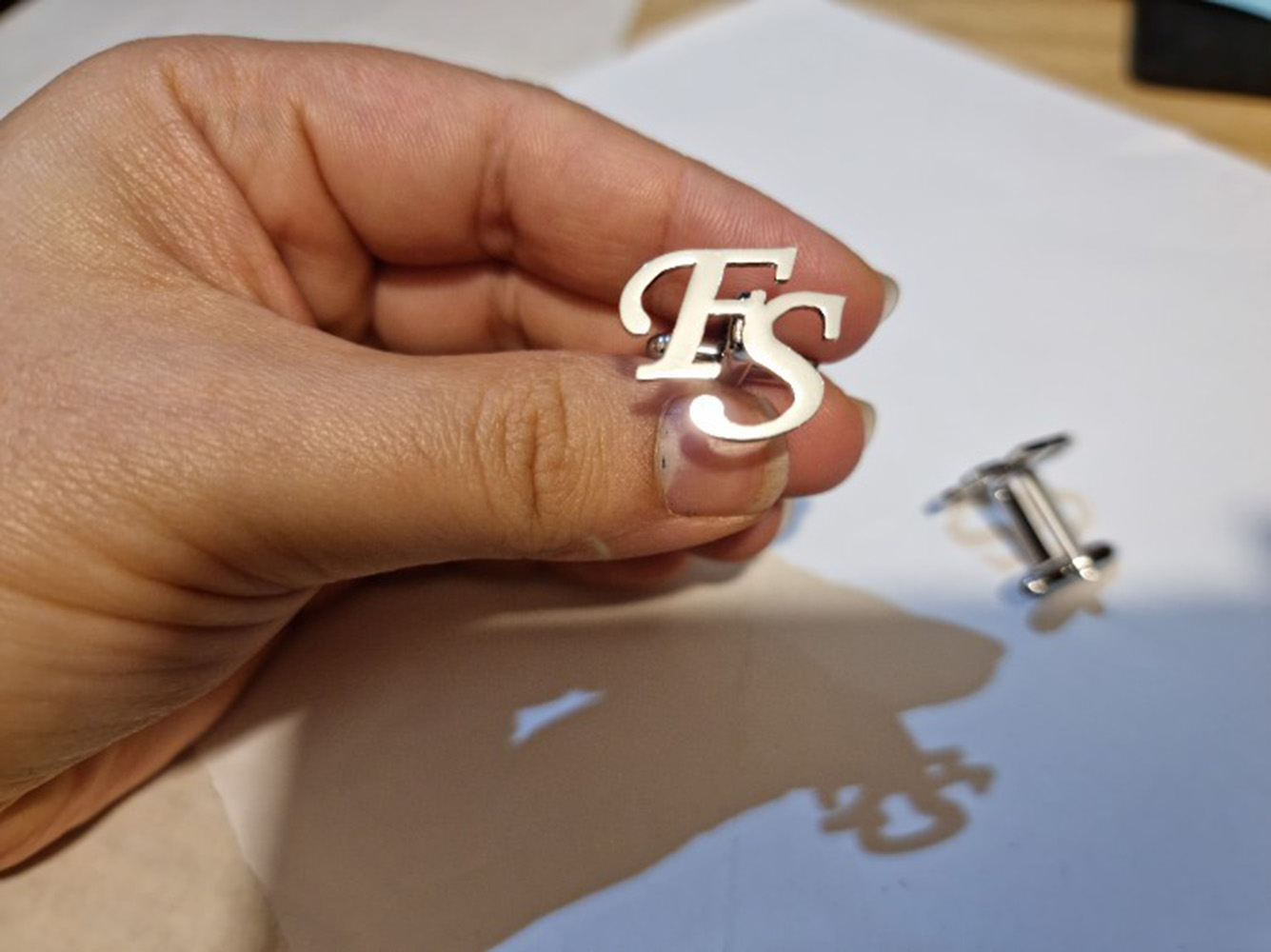 Aangepaste Manchetknopen Voor  - Tie Clip Silver recensie en prijs
