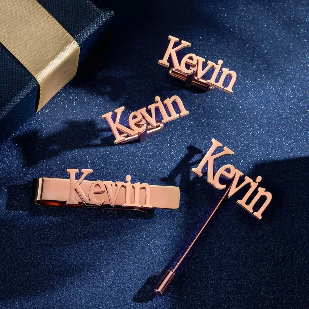 Gepersonaliseerde Manchetknope - Tie Bar Set Gift recensie en prijs
