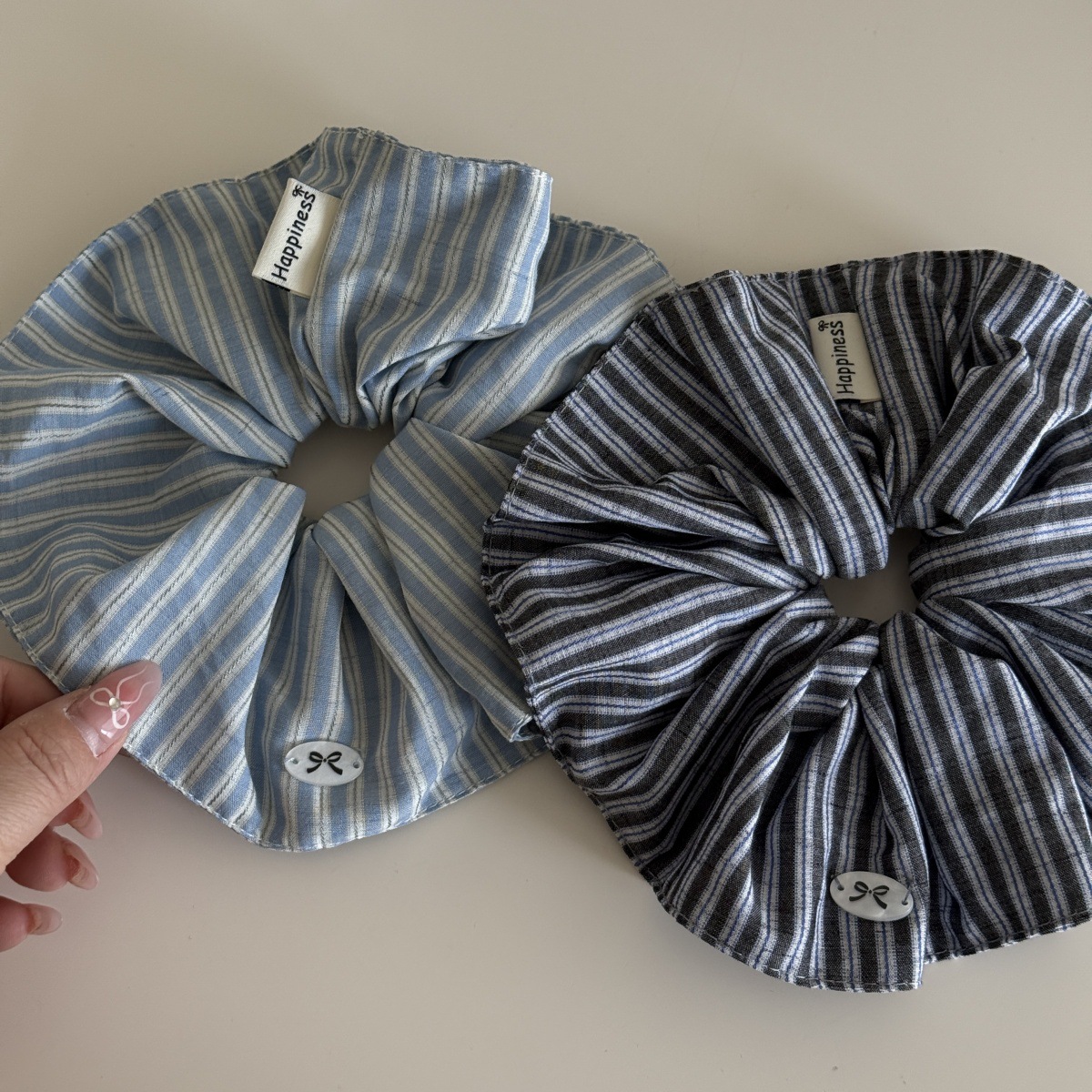 Blauwe effen kleur zijden haar - Silk Tie Striped recensie en prijs