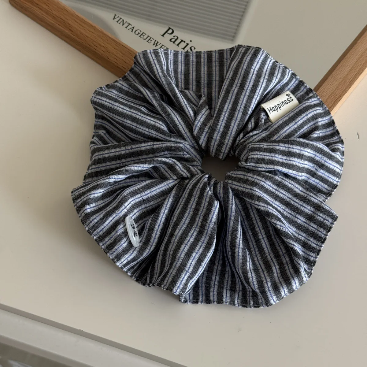 Blauwe effen kleur zijden haar - Silk Tie Striped recensie en prijs