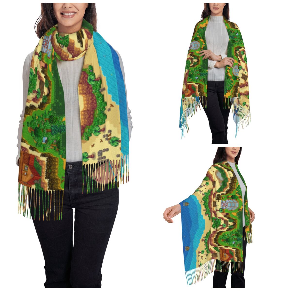 Stardew Valley Kaart Sjaal voo - Pashmina Wrap Large recensie en prijs