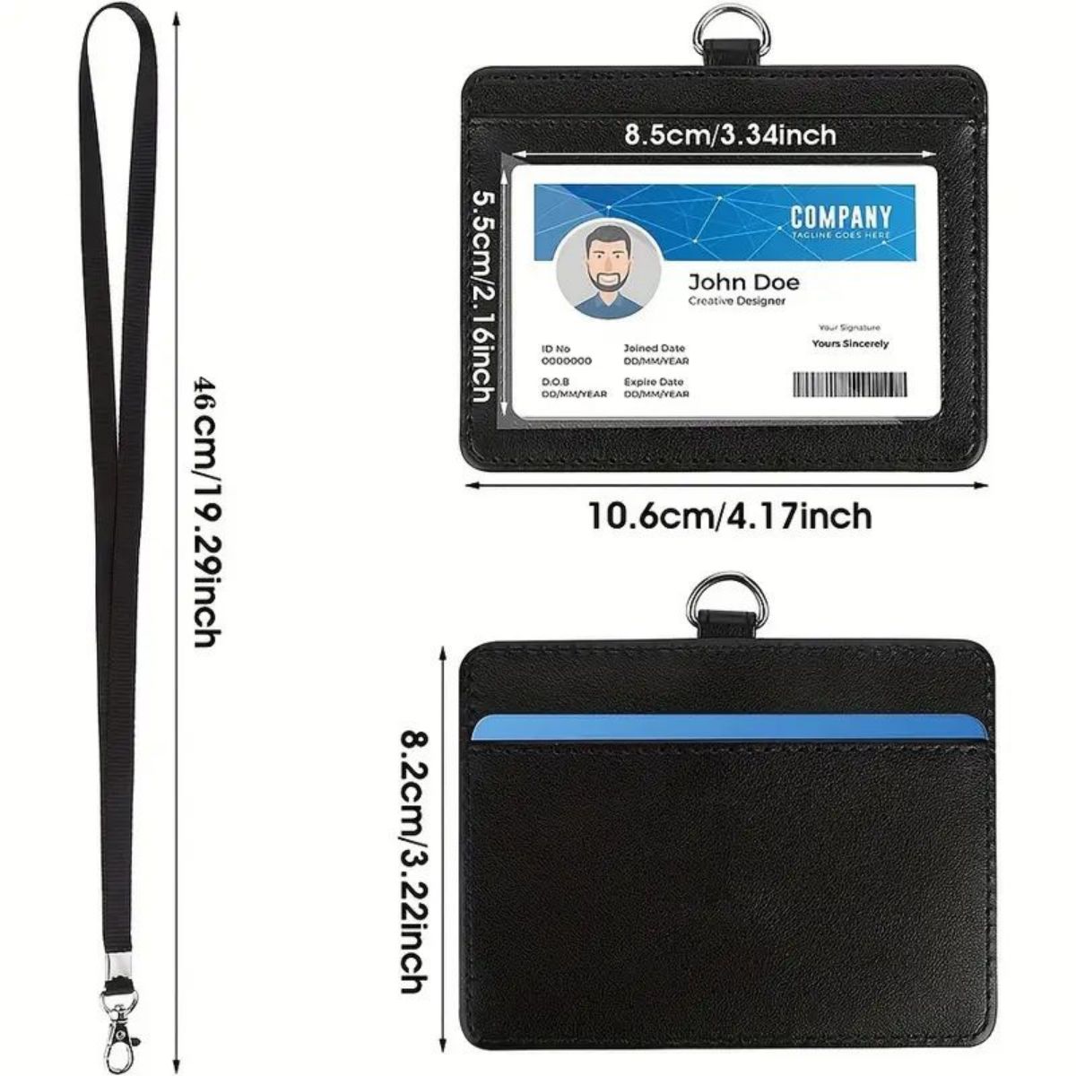 1-delige horizontale ID-badgeh - Lanyard Badge Holder recensie en prijs