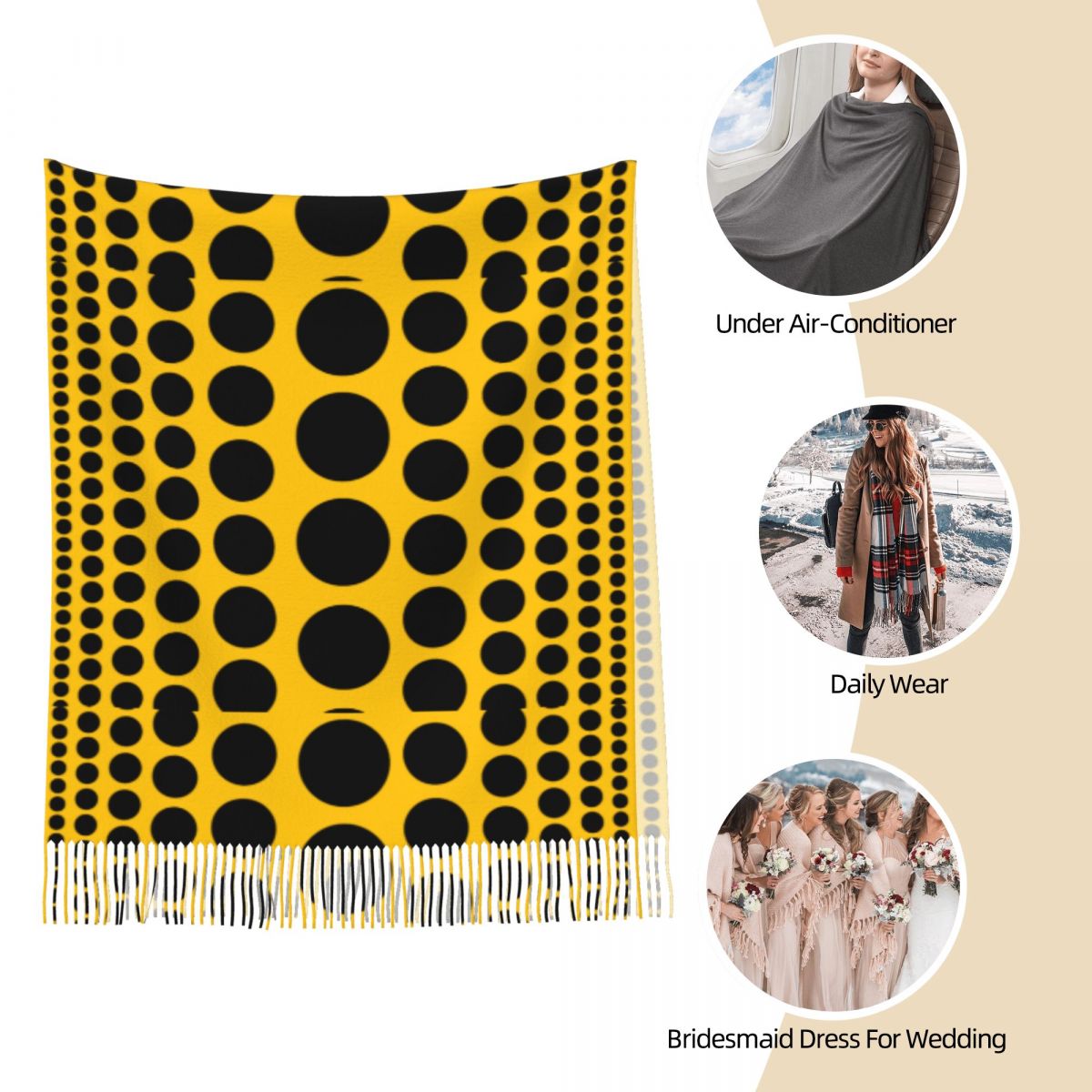 Infinity Polka Dots Sjaal Voor - Infinity Scarf Knit recensie en prijs