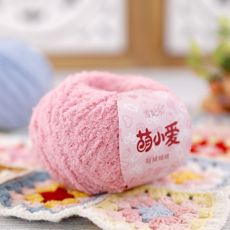 50g kort pluche garen 70m, doe - Woven Scarf Blanket recensie en prijs