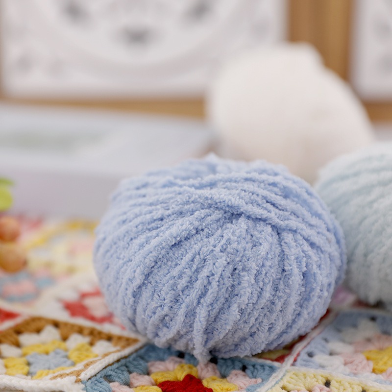 50g kort pluche garen 70m, doe - Woven Scarf Blanket recensie en prijs