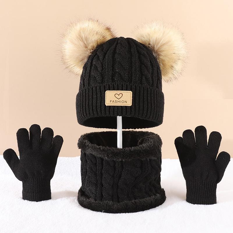 Peuter Kids Pom Pom Decor Muts - Infinity Scarf Knit recensie en prijs