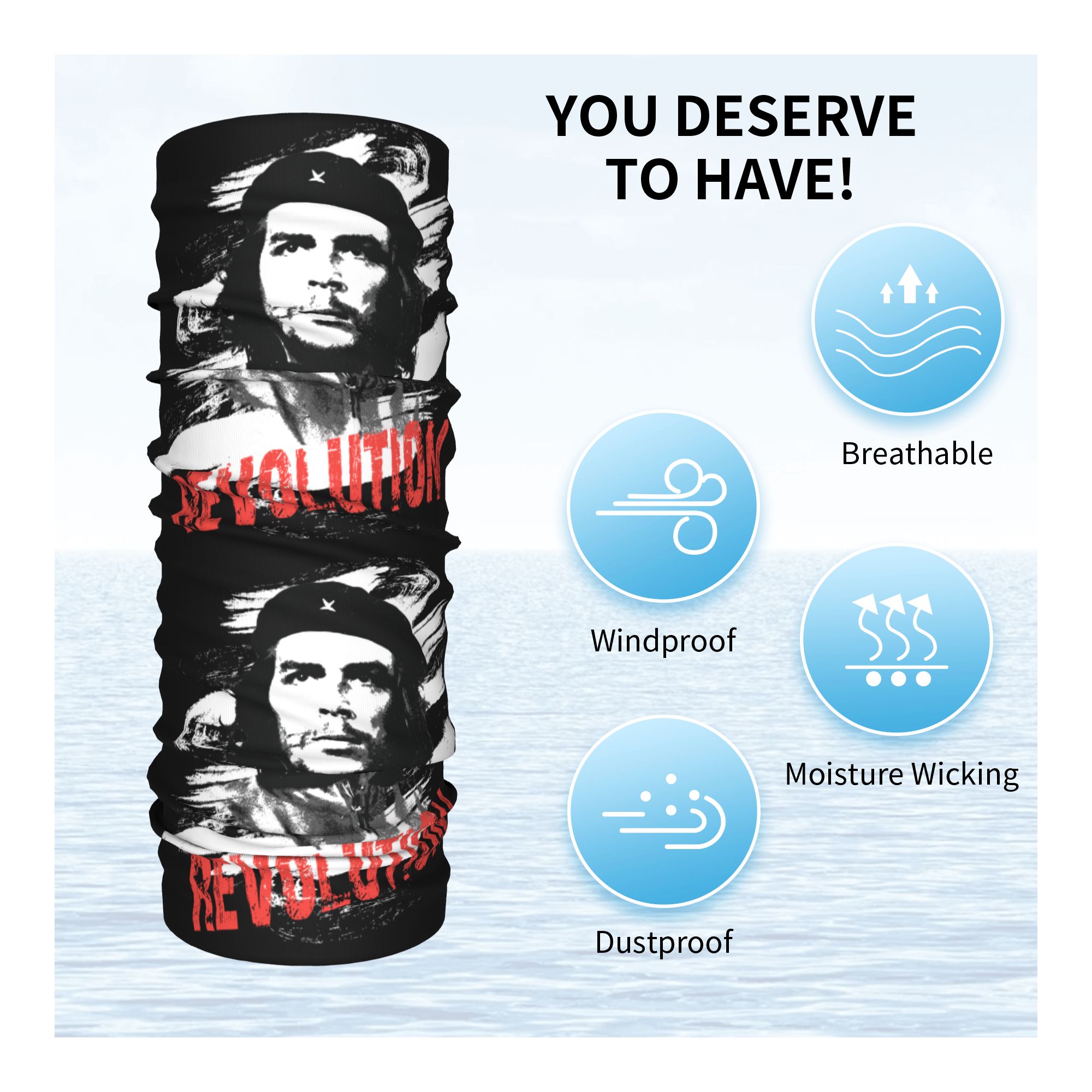 Aangepaste Che Guevara Revolut - Neck Warmer Tube recensie en prijs