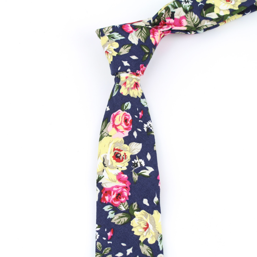 Katoen mannen Kleurrijke Tie B - Skinny Tie Men recensie en prijs