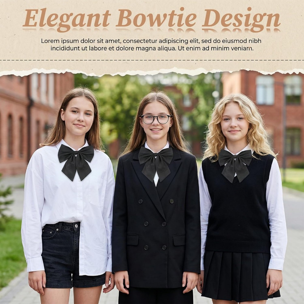 Zwarte vlinderdassen voor dame - Bow Tie Pre Tied recensie en prijs