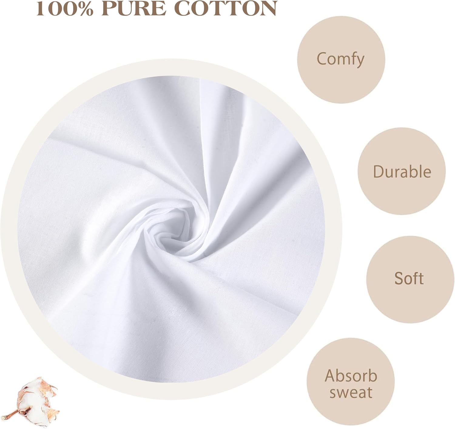 Puur witte herenzakdoek van 10 - Handkerchief Cotton Men recensie en prijs