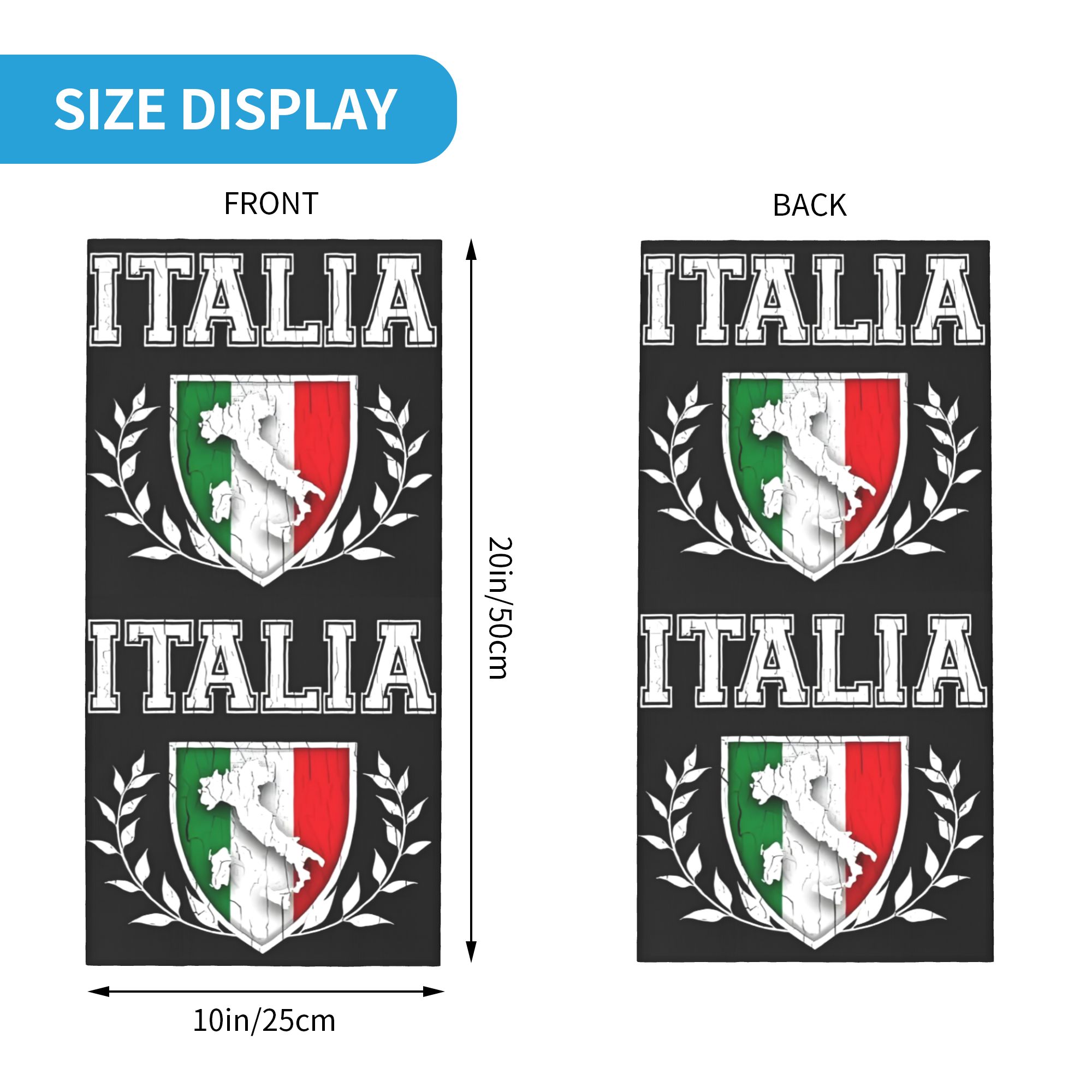 Custom Italië Vlag Bandana Hal - Neck Warmer Tube recensie en prijs