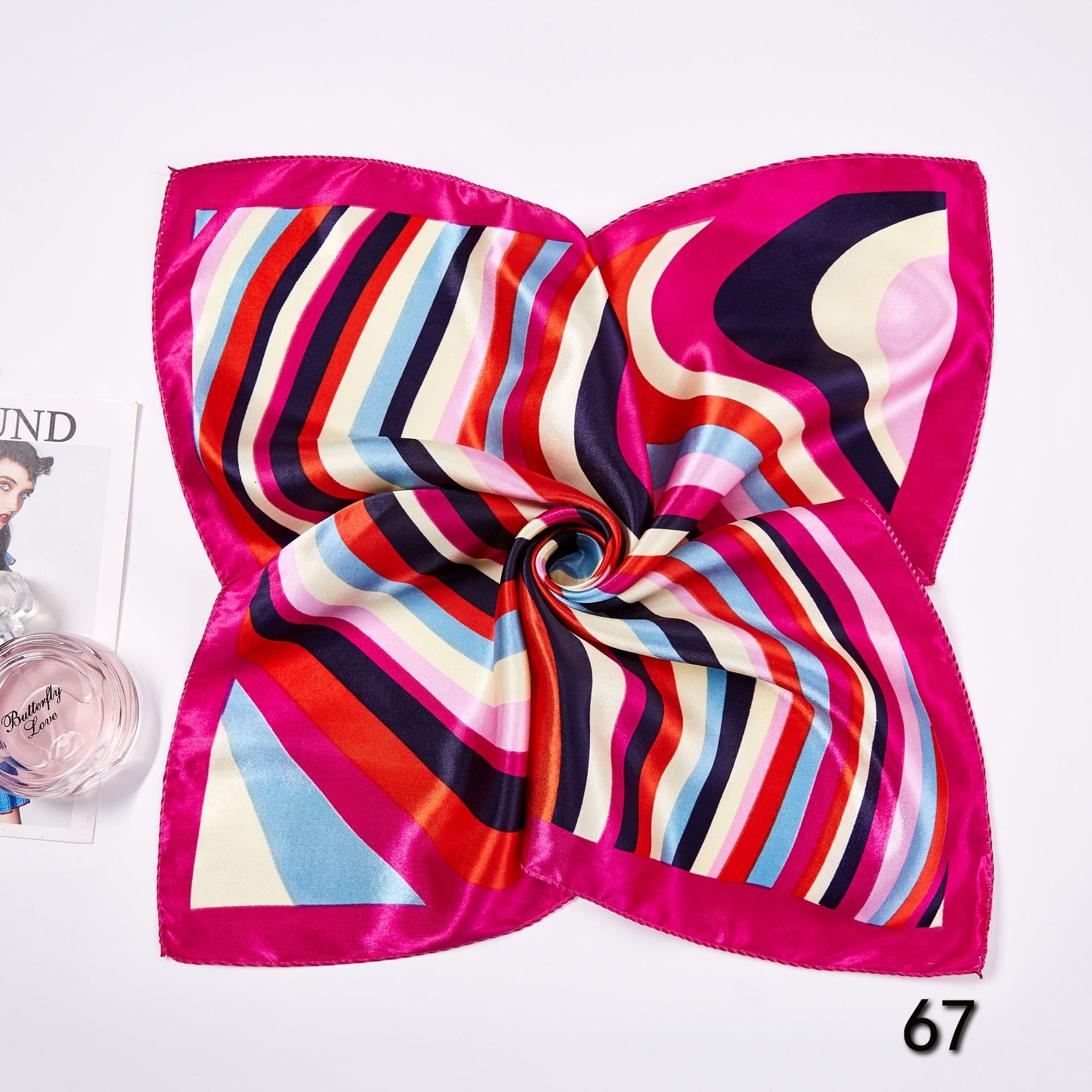 50*50 cm Vierkante Zijden Sjaa - Ascot Neck Scarf recensie en prijs