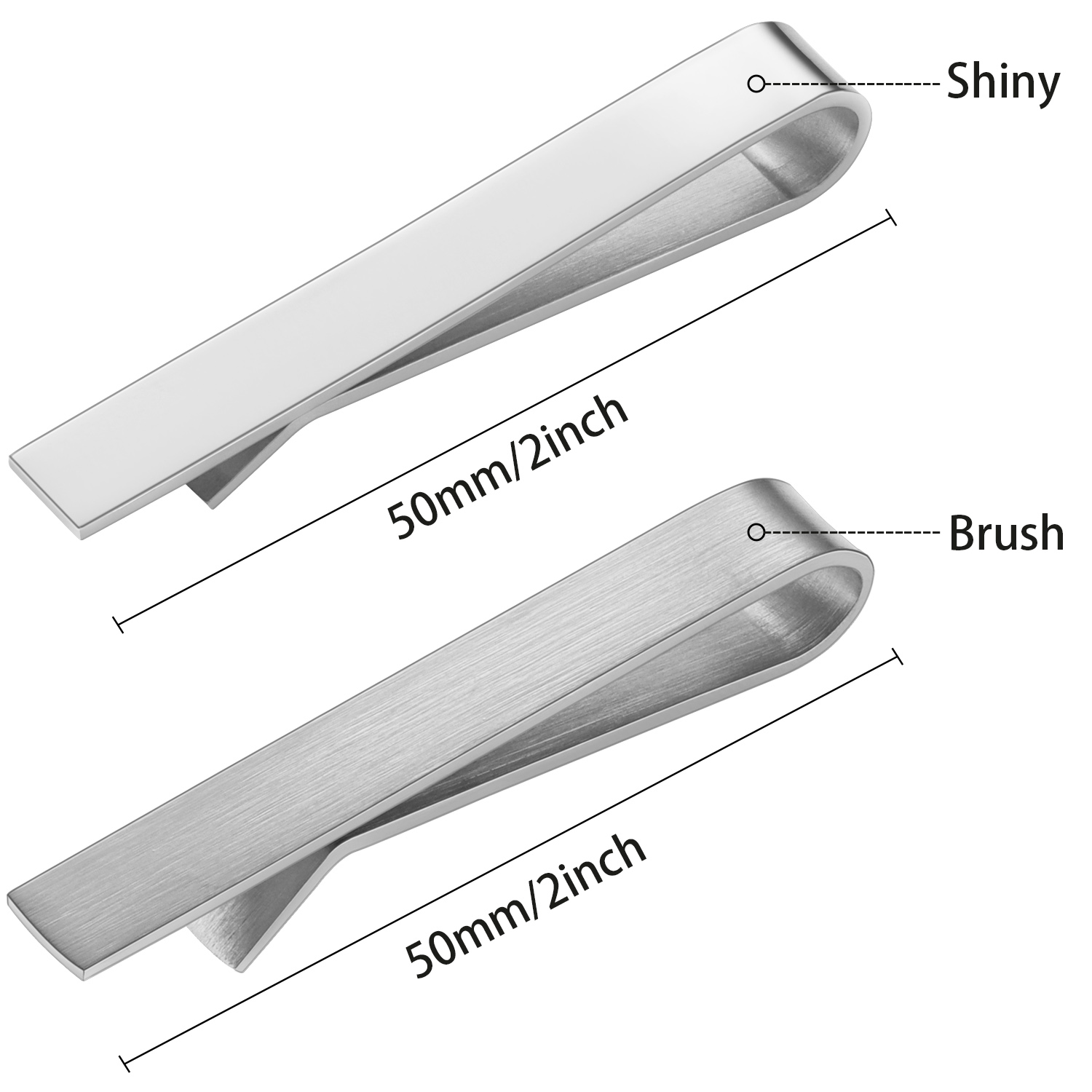 Hawson 2 In Glanzend En Brusht - Tie Bar Set Gift recensie en prijs