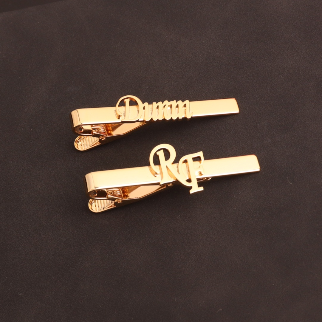 Aangepaste initiële dasspeld v - Tie Clip Silver recensie en prijs