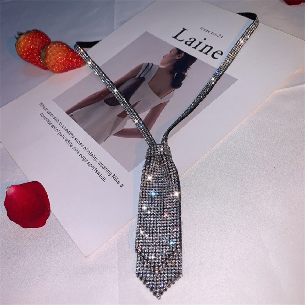 Glanzende strass dubbelzijdige - Bow Tie Pre Tied recensie en prijs