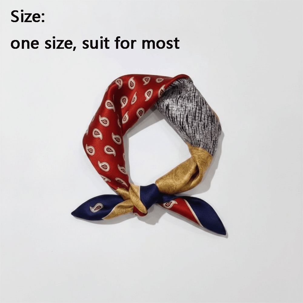 Zijden materiaal zijden vierka - Scarf Silk Square recensie en prijs