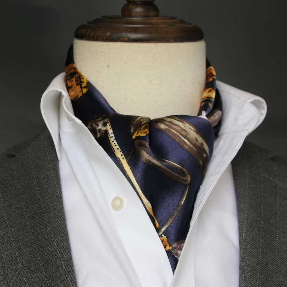 Britse Heren Zijden Sjaal Klei - Ascot Neck Scarf recensie en prijs