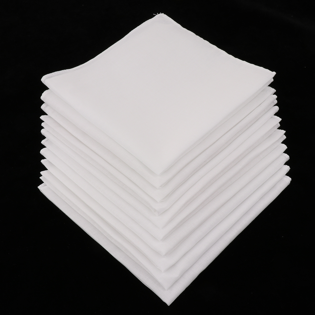 20/40Pcs Vlakte Check Pocket V - Handkerchief Cotton Men recensie en prijs