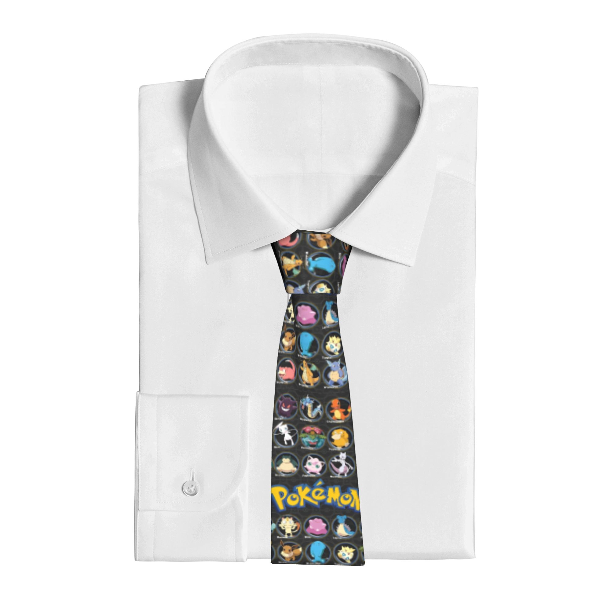 Cartoon Pokemon-personages Str - Skinny Tie Men recensie en prijs