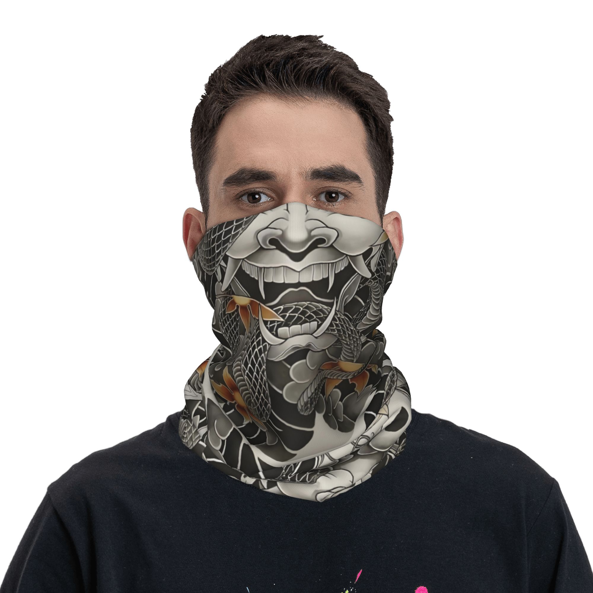 Aangepaste Samurai Oni Demon B - Neck Warmer Tube recensie en prijs