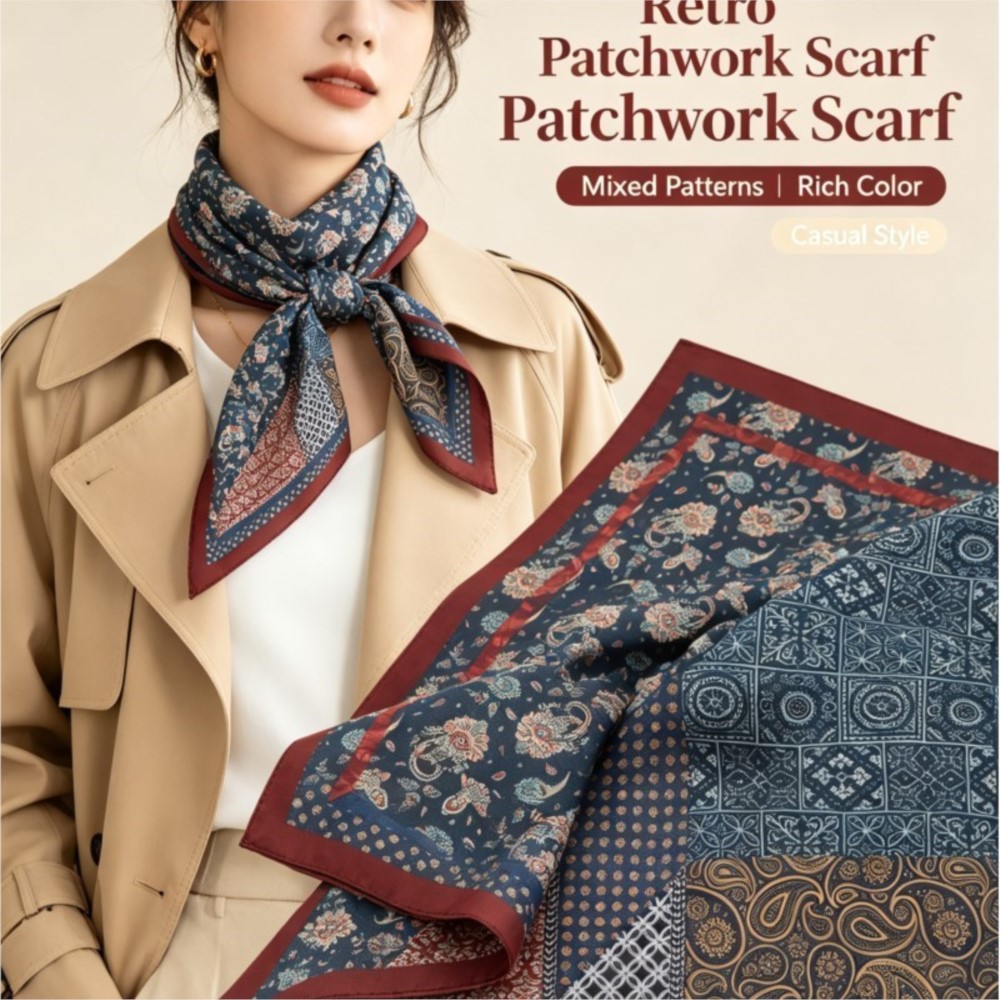 70cm Retro Paisley Vierkante S - Bandana Cotton recensie en prijs
