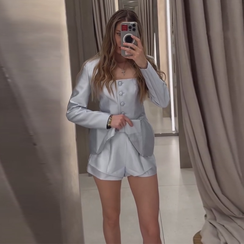 Casual knoopjasje, shorts pak  - Pocket Square Set recensie en prijs