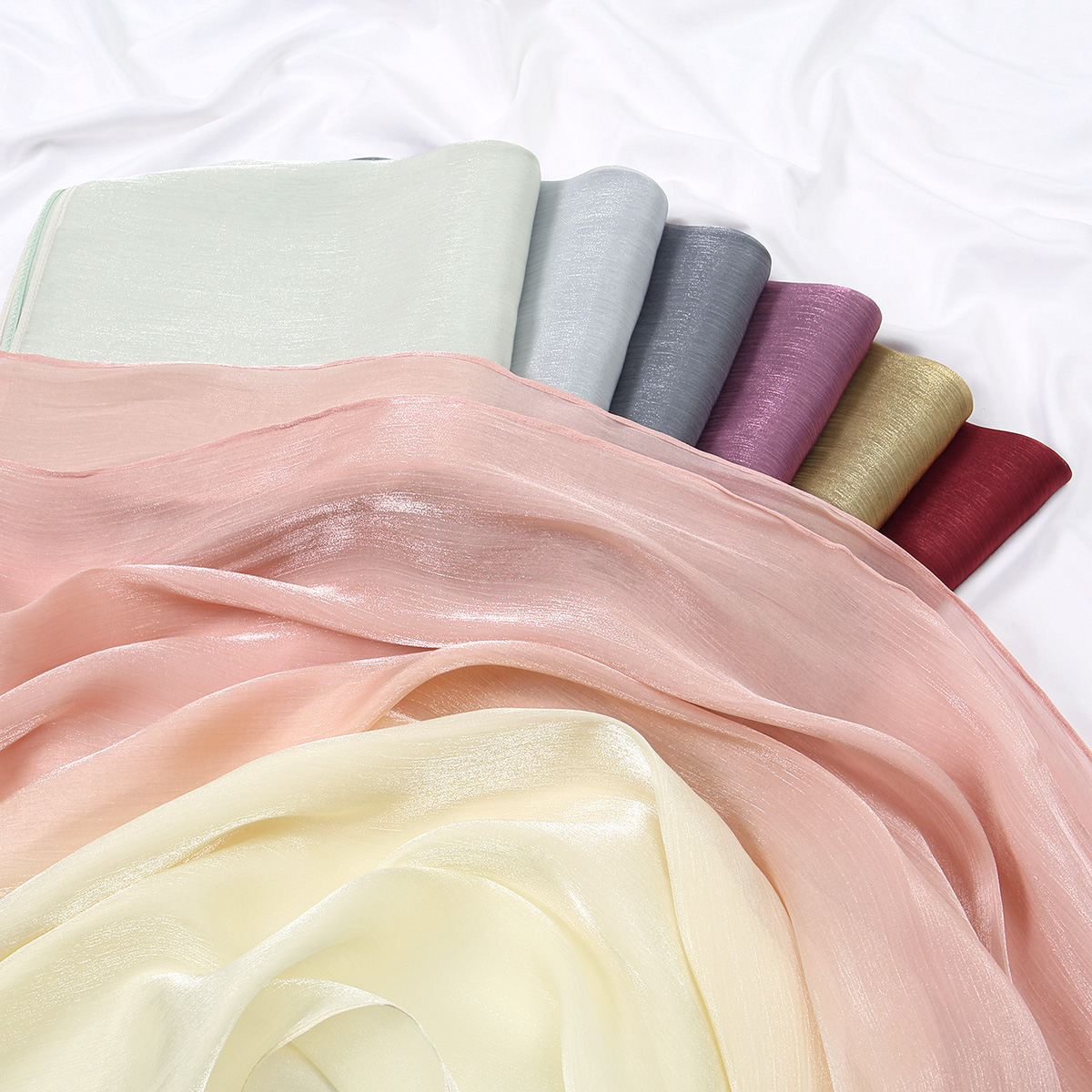 Gradiënt Twinkle Zijden Hijab  - Head Wrap Turban recensie en prijs