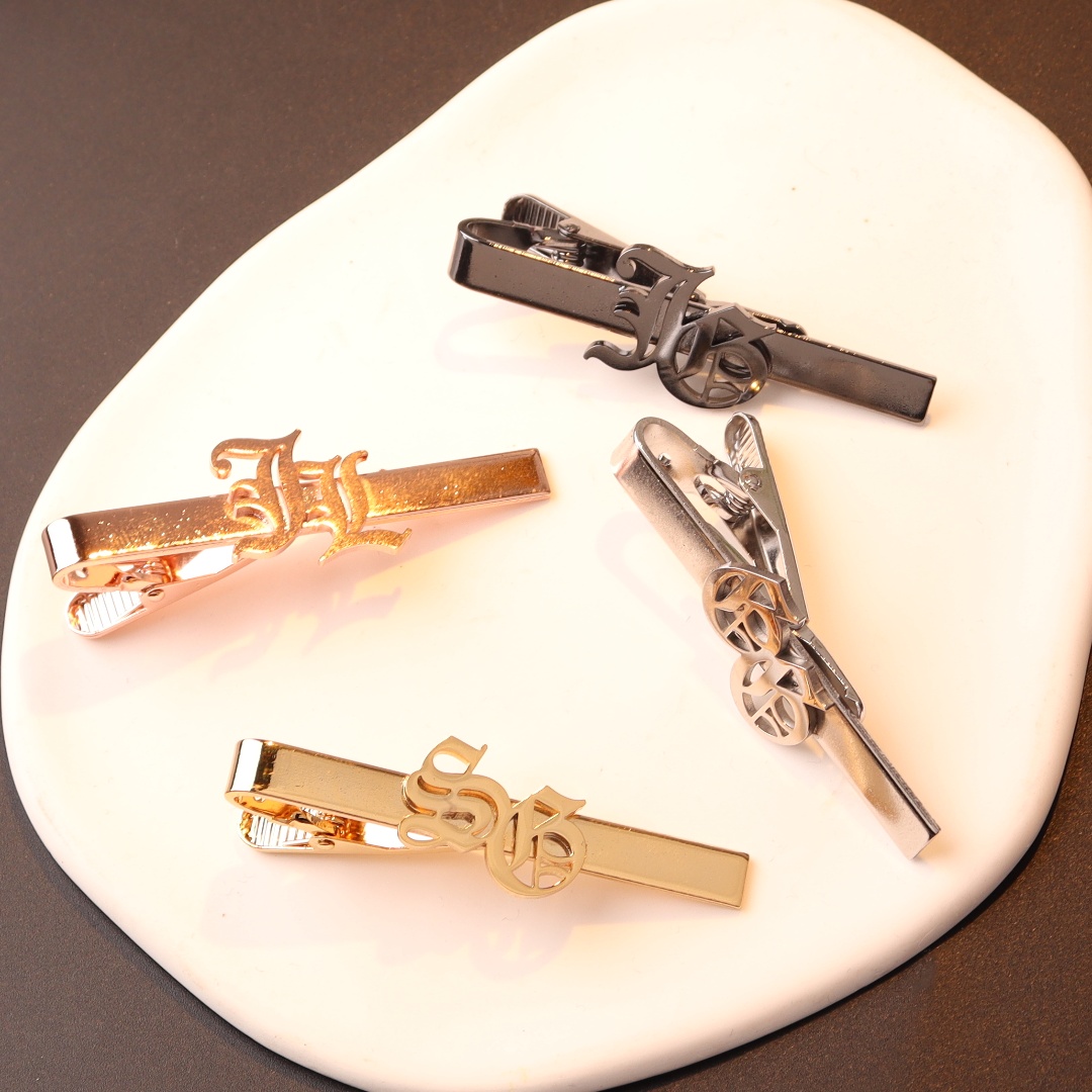 Aangepaste naam initialen dass - Tie Clip Silver recensie en prijs