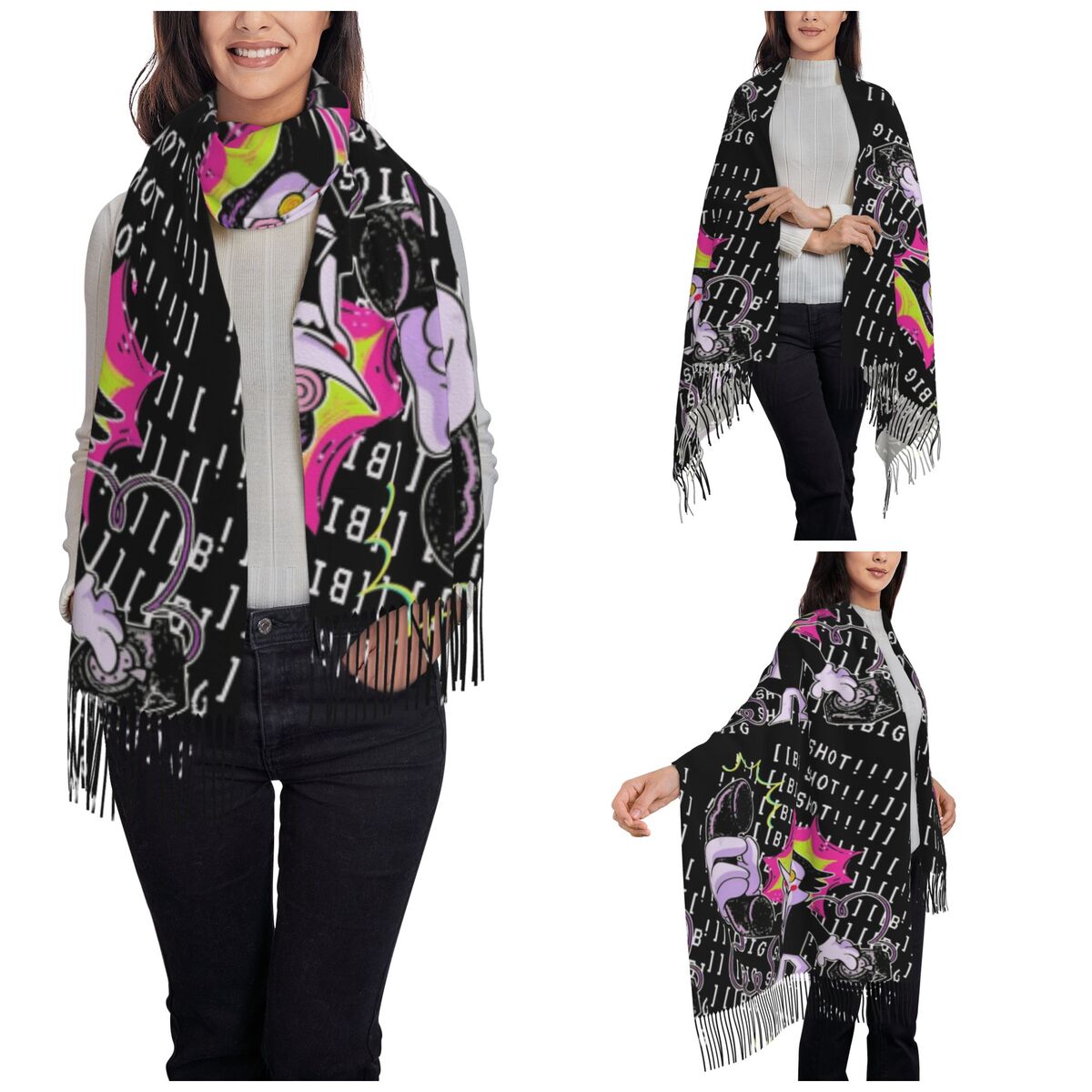 Deltarune sjaalomslag voor dam - Pashmina Wrap Large recensie en prijs