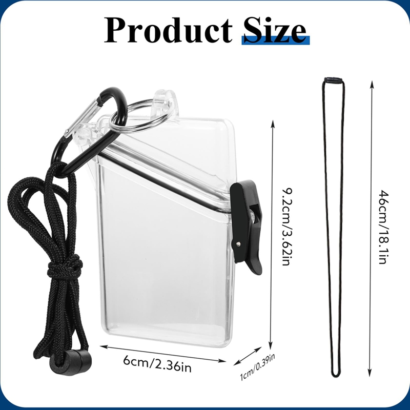 5-pack waterdichte ID-badgehou - Lanyard Badge Holder recensie en prijs