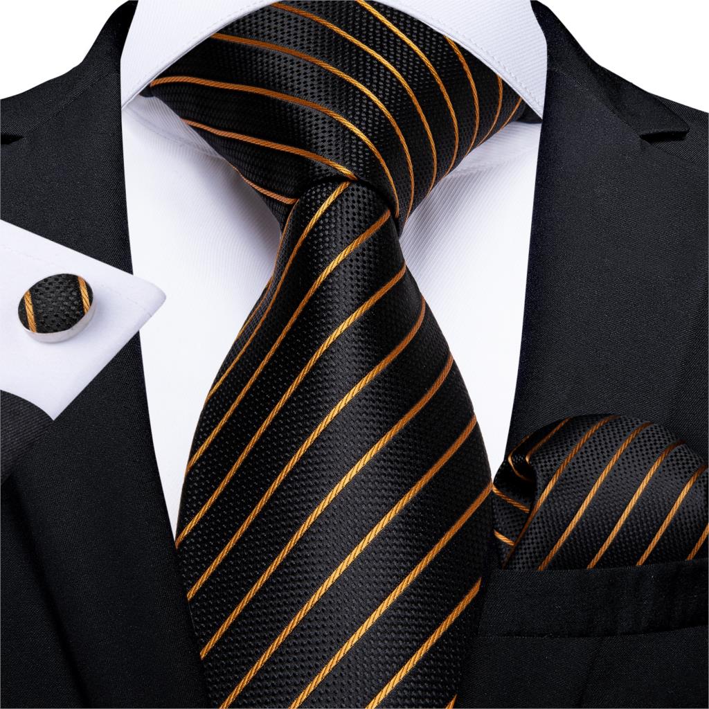 Dibangu Designer Mens Wedding  - Silk Tie Striped recensie en prijs