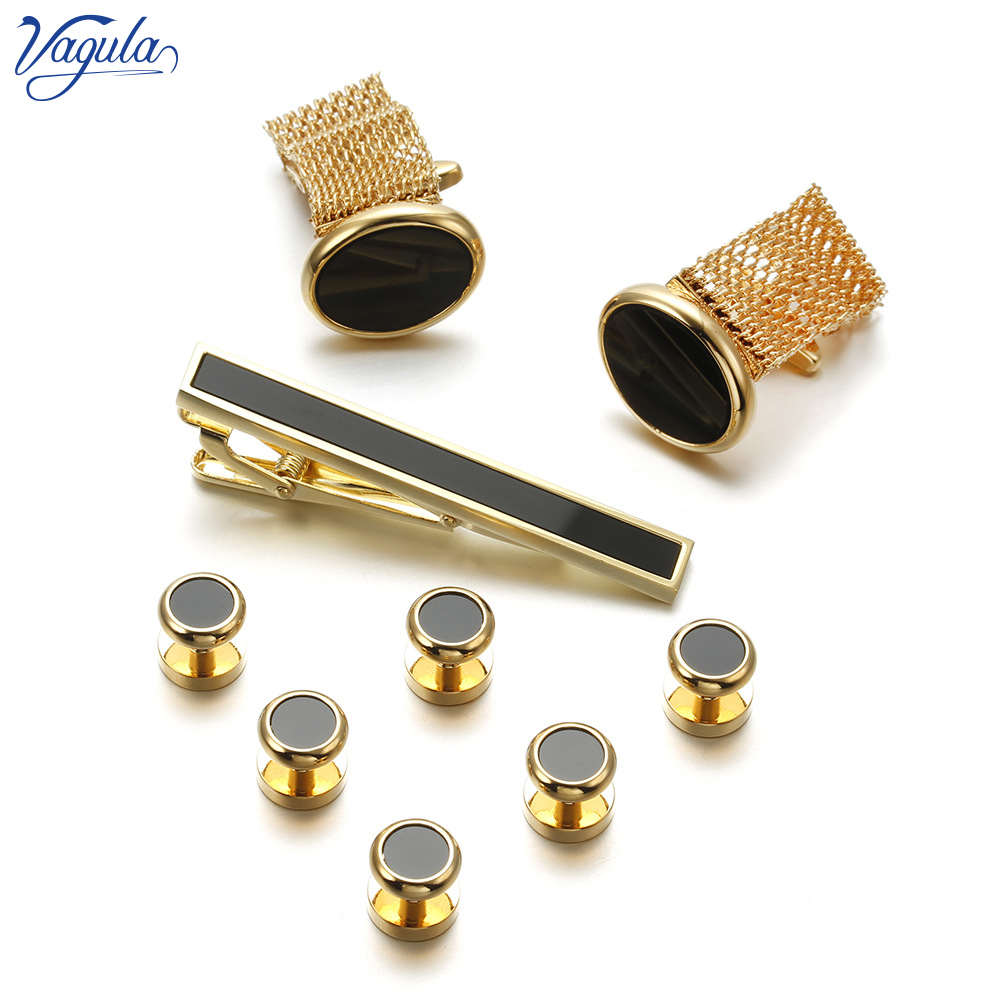 VAGULA Nieuwe 9PCS manchetknop - Tie Bar Set Gift recensie en prijs