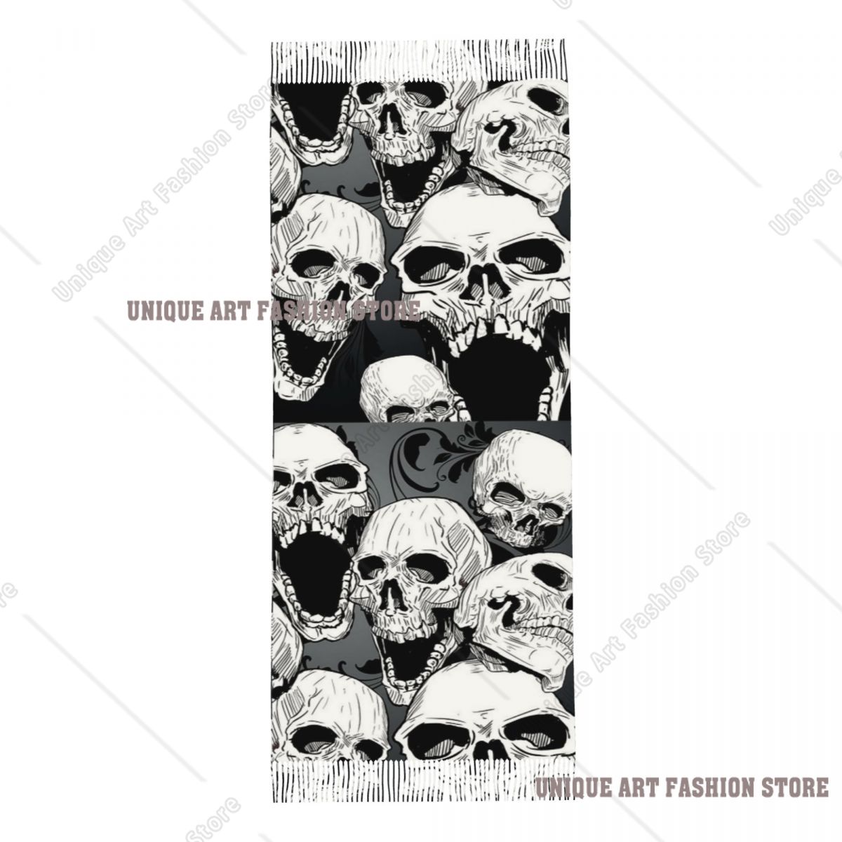 Womens Kwastje Sjaal Death Sku - Pashmina Wrap Large recensie en prijs