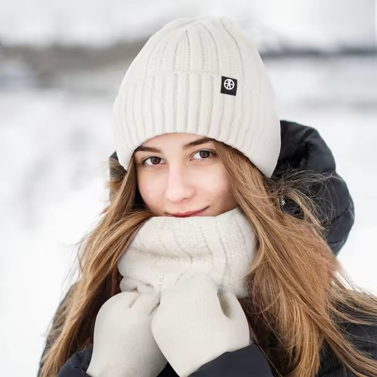 3pcs Winter Beanie Hoed Handsc - Muffler Men Wool recensie en prijs