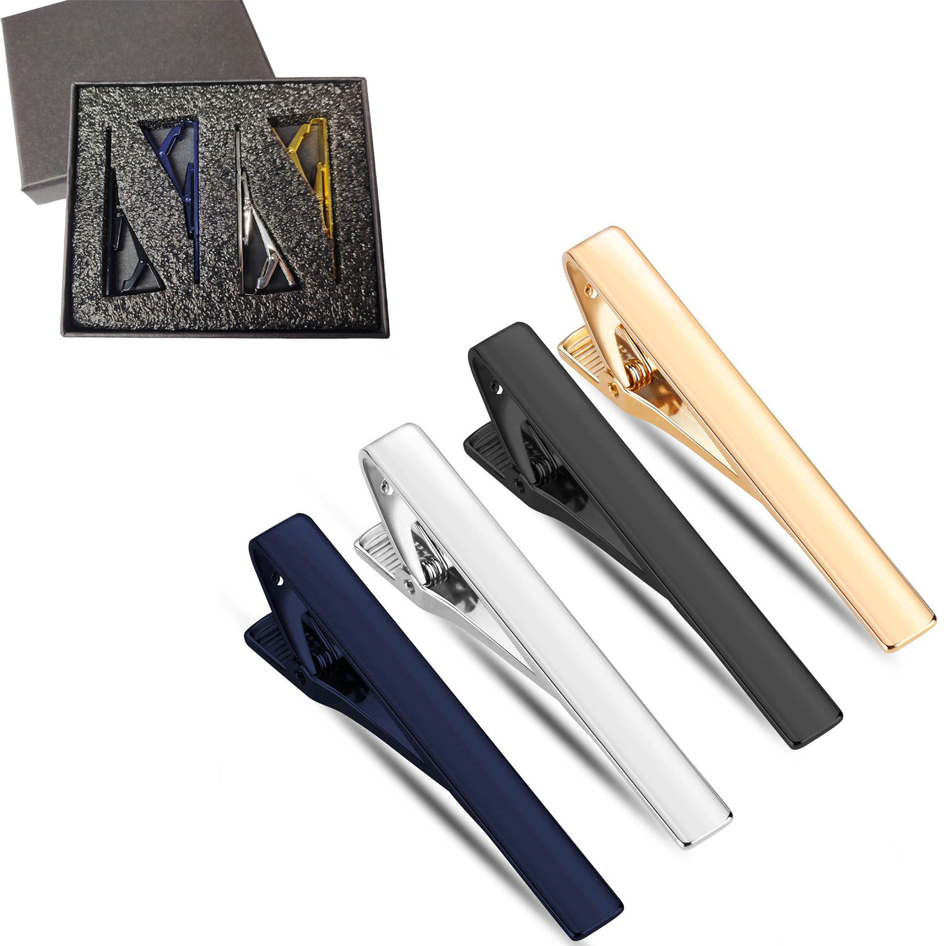 Metalenen dasclips 1/4/6 stuks - Tie Bar Set Gift recensie en prijs