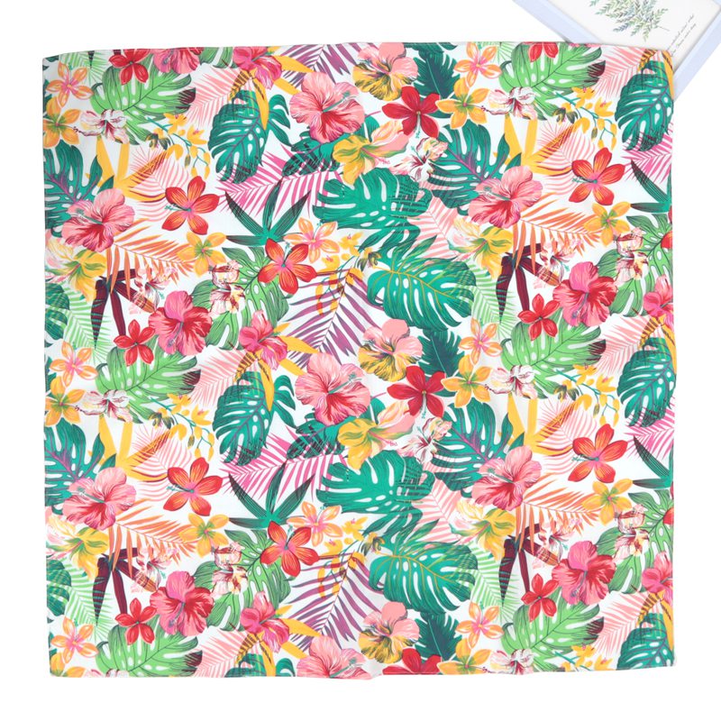 70 cm Bandana Bladeren Bloemen - Bandana Cotton recensie en prijs