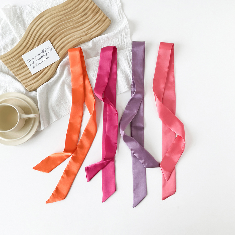 4x100 cm Satijn Zijde Smalle S - Silk Neck Scarf recensie en prijs