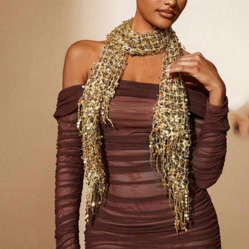 Y3NE Verfraaid Pailletten Brui - Stole Wedding Shawl recensie en prijs
