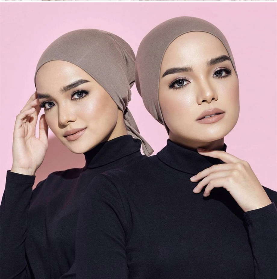 Nieuwe zachte modale moslim tu - Head Wrap Turban recensie en prijs