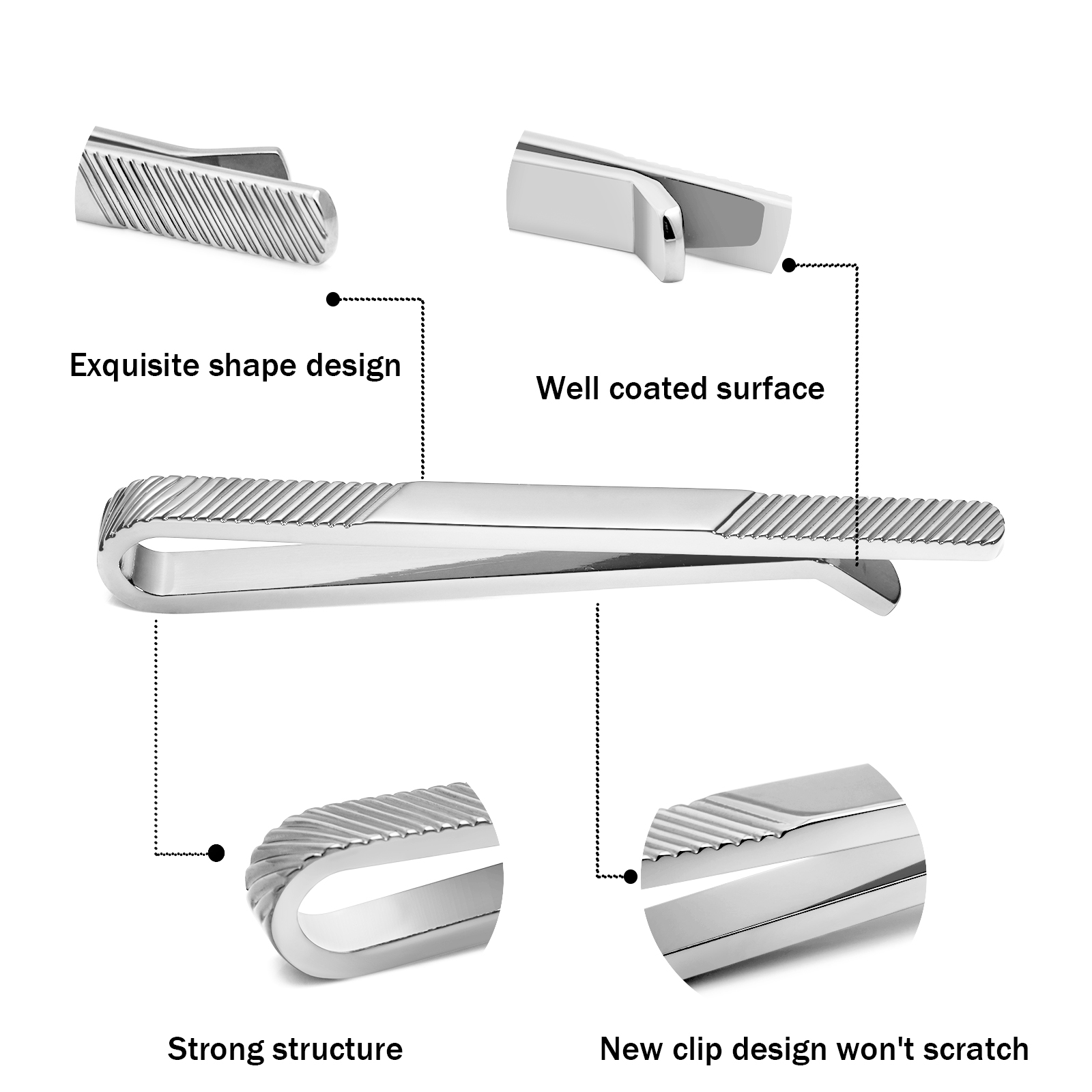 TAIGRAMA 2,5 inch dasspeld voo - Tie Bar Set Gift recensie en prijs