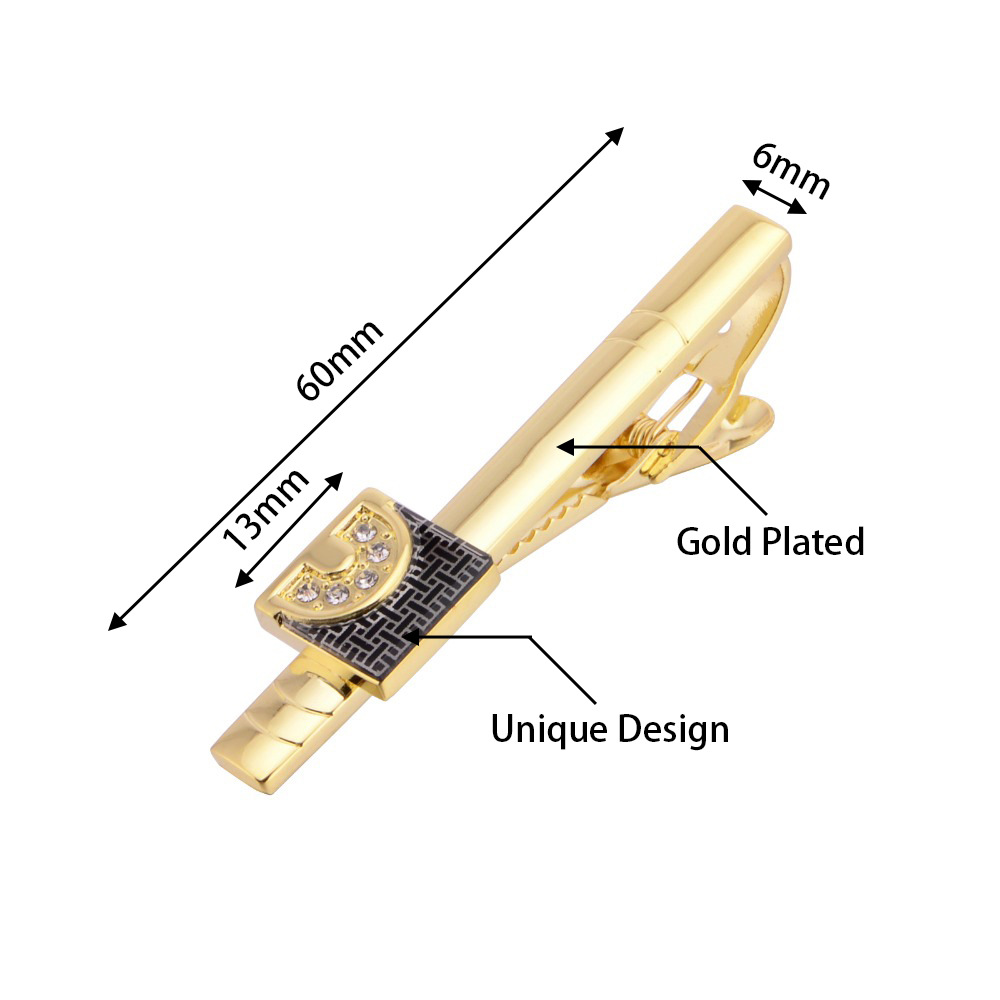 Goudkleurige manchetknopen en  - Tie Bar Set Gift recensie en prijs