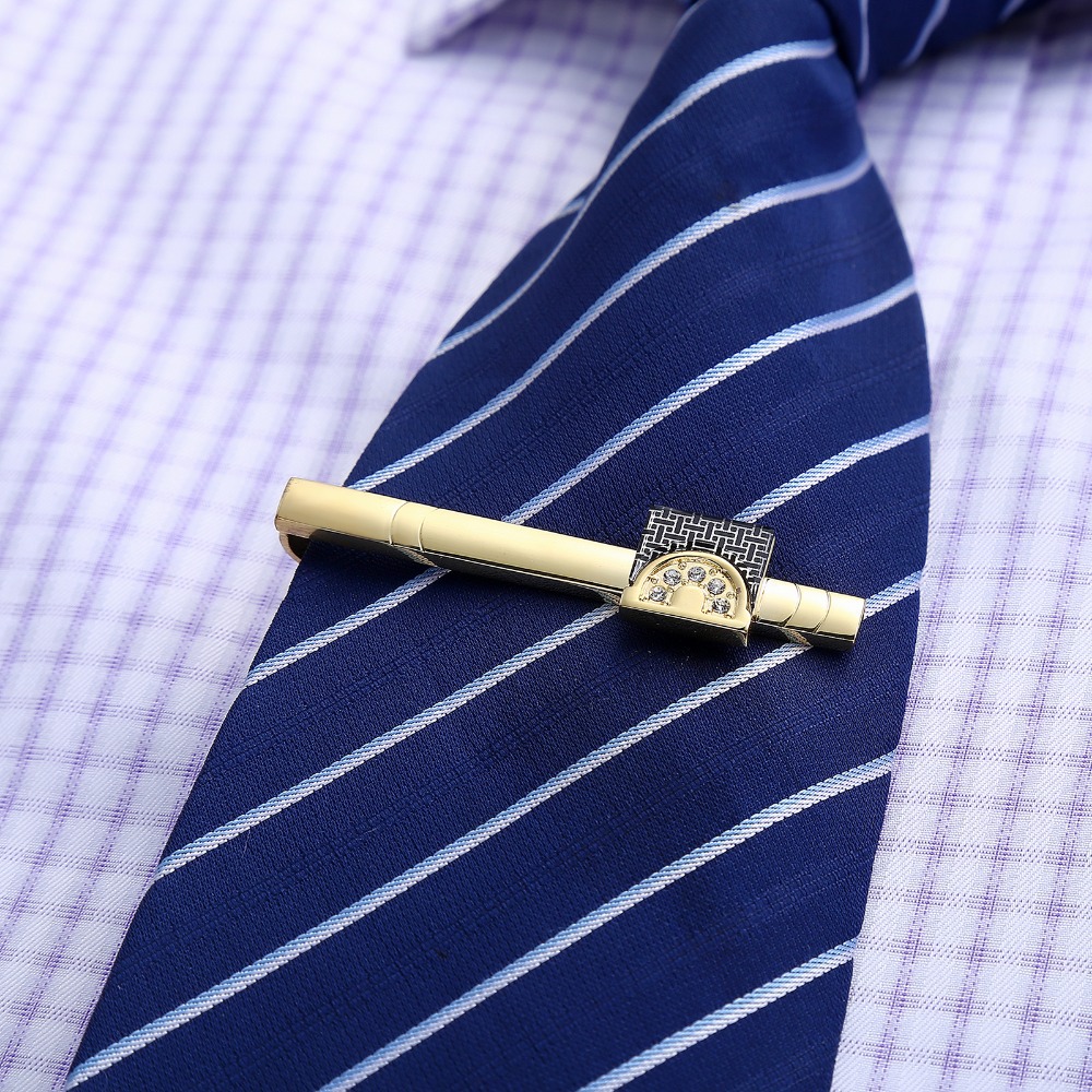 Goudkleurige manchetknopen en  - Tie Bar Set Gift recensie en prijs