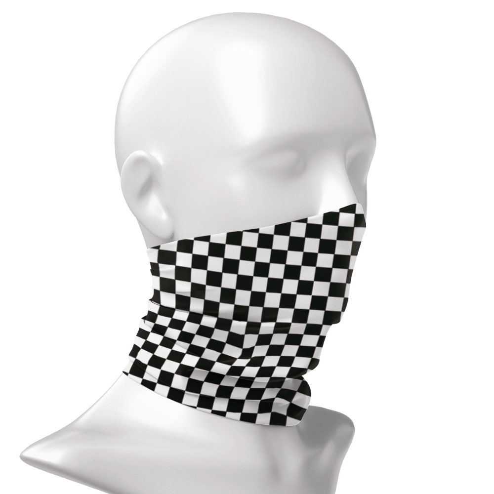 Geblokte Ska Bedrukte Hoofdban - Neck Warmer Tube recensie en prijs